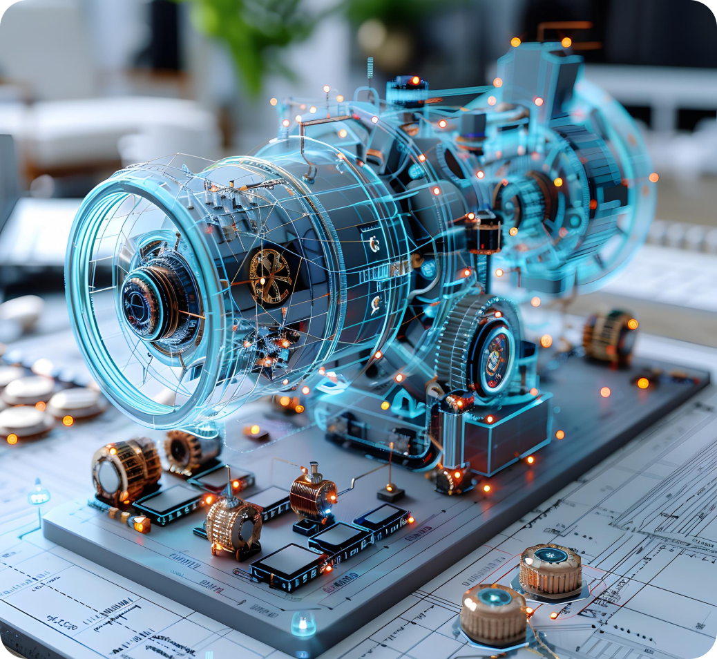 3D engineering model overview